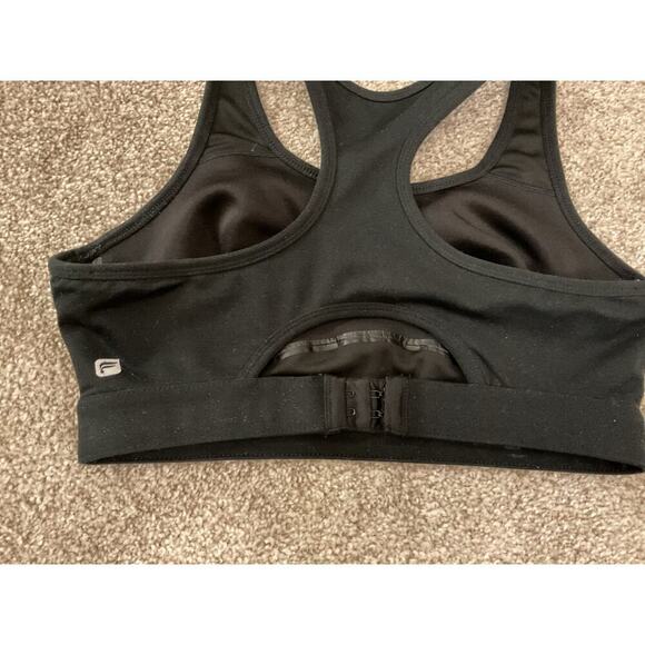 Fabletics Black Sylvia Keyhole High Impact Sports Bra, S - Picture 6 of 7